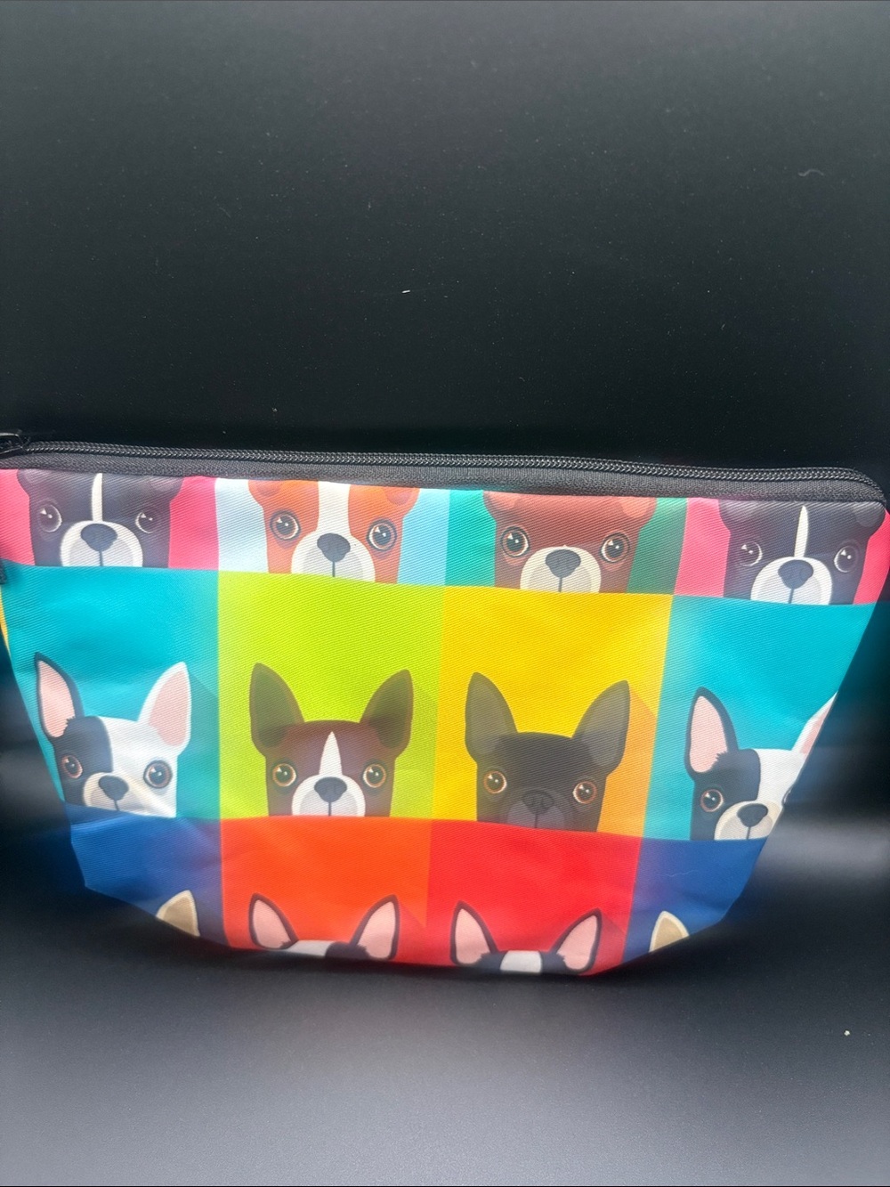 Colorful fun Pattern Zip Pouch - Multicolor